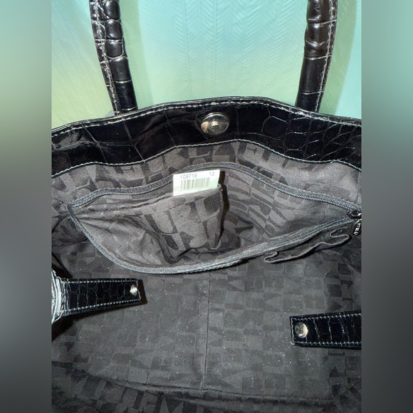 Like New! EUC - Furla Medium Croc-Embossed Leather Tote - Picture 8 of 11